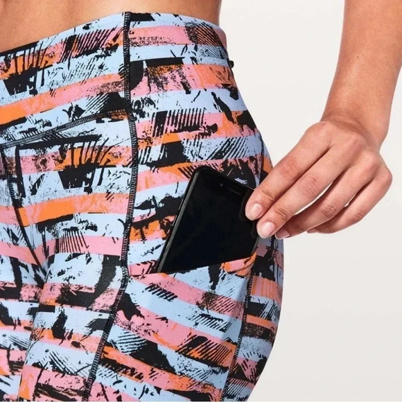 lululemon Speed Up Crop Inversion Multi Leggings w/ Mesh 8 - Picture 6 of 16